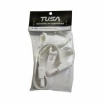 TC-309 FINSTRAP WITH MALE & FEMALE BUCKLE - WHITE